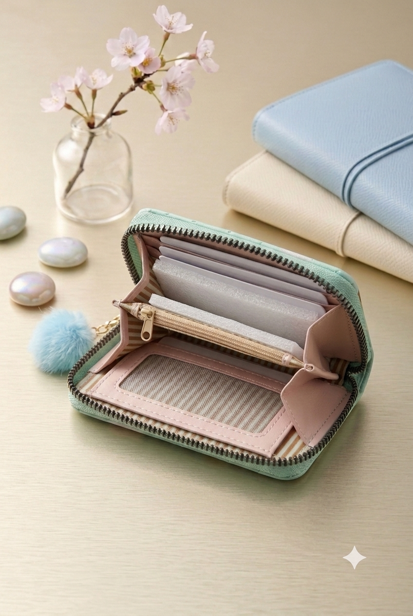 Unicorn Korean Wallet - Blue
