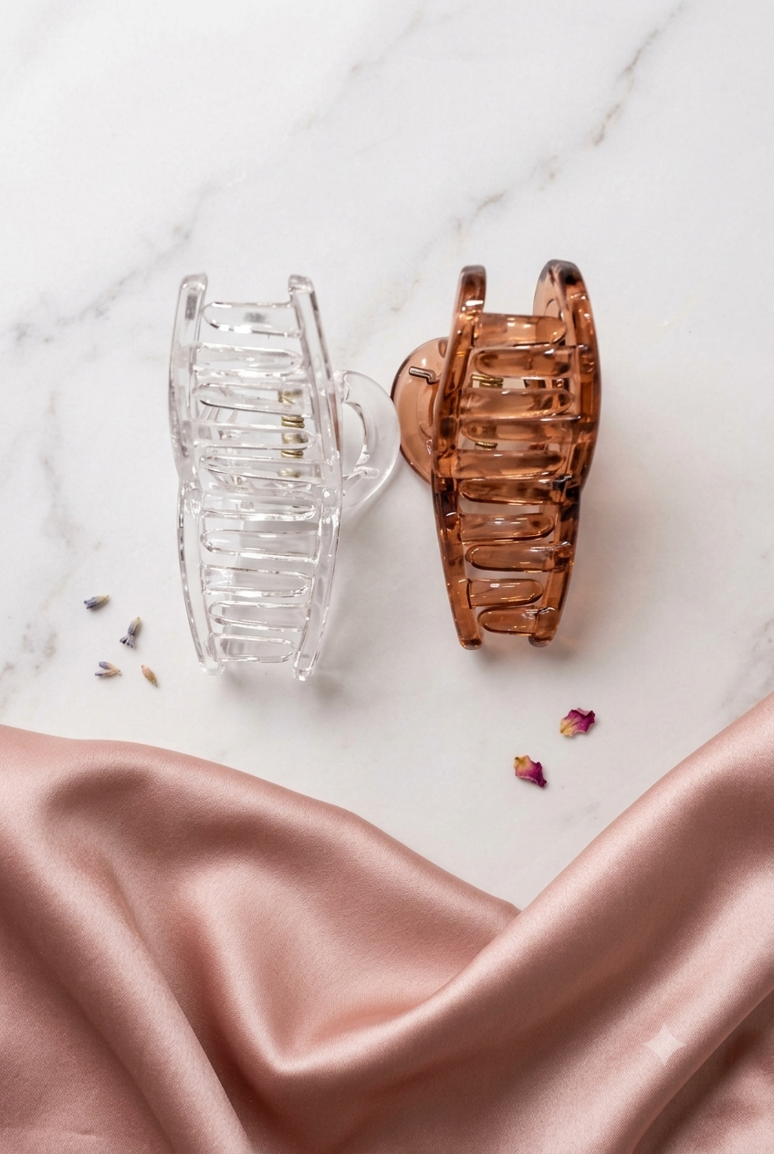 Minimalist Twist Hair Claw Clips