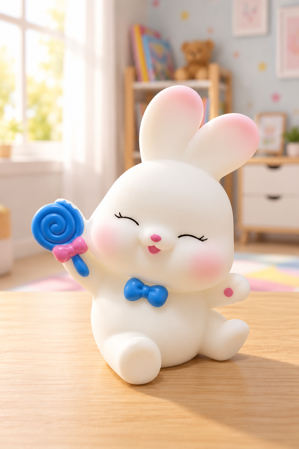 Cute Bunny Lollipop - Night Lamp