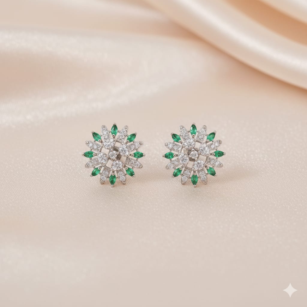 Emerald Floral - American Diamond