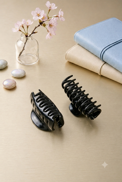 Classic Glossy Hair Claw Clips