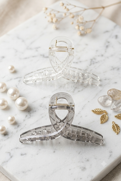 Minimalist Twist Hair Claw Clips