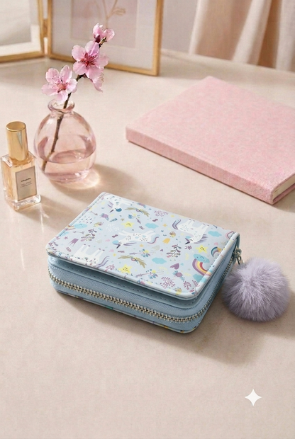 Unicorn Korean Wallet - Purple