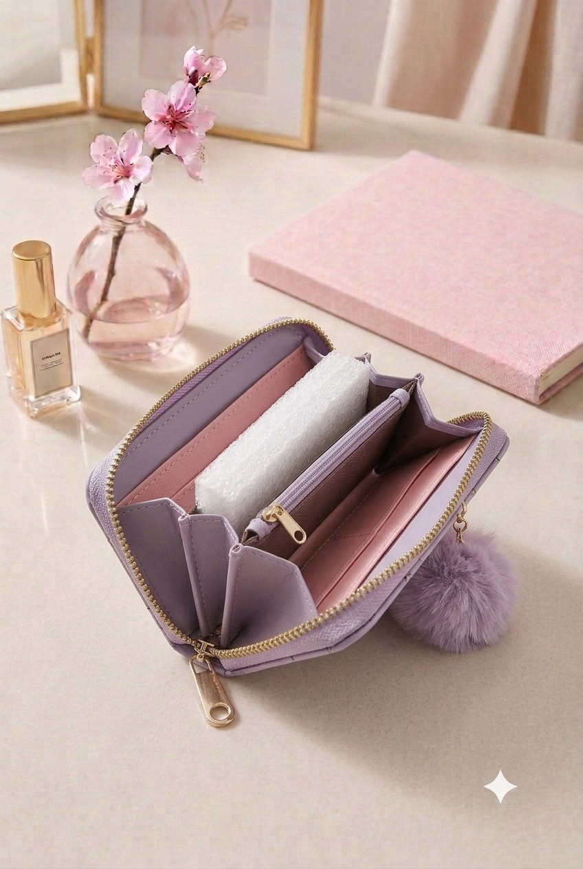 Unicorn Korean Wallet - Purple