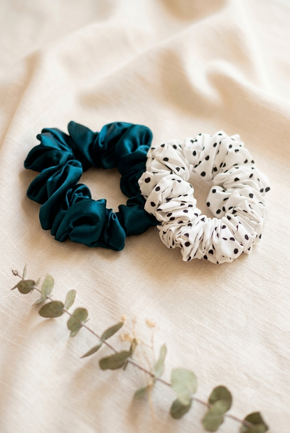 Elegant Satin Hair Scrunchies