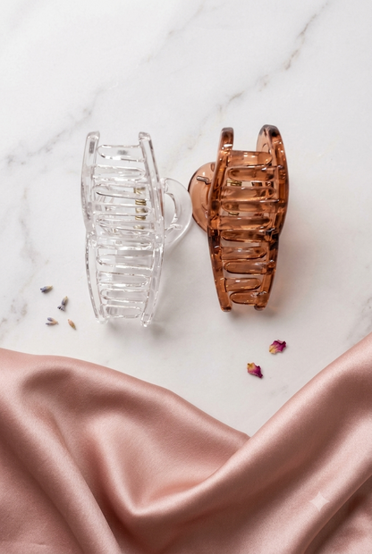 Minimalist Twist Hair Claw Clips