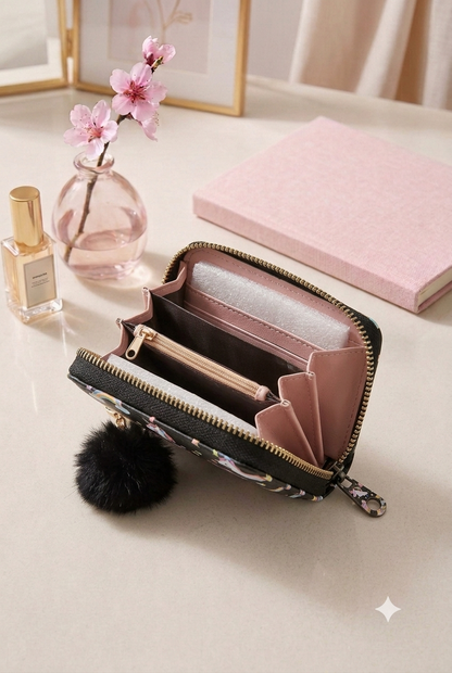 Unicorn Korean Wallet - Black