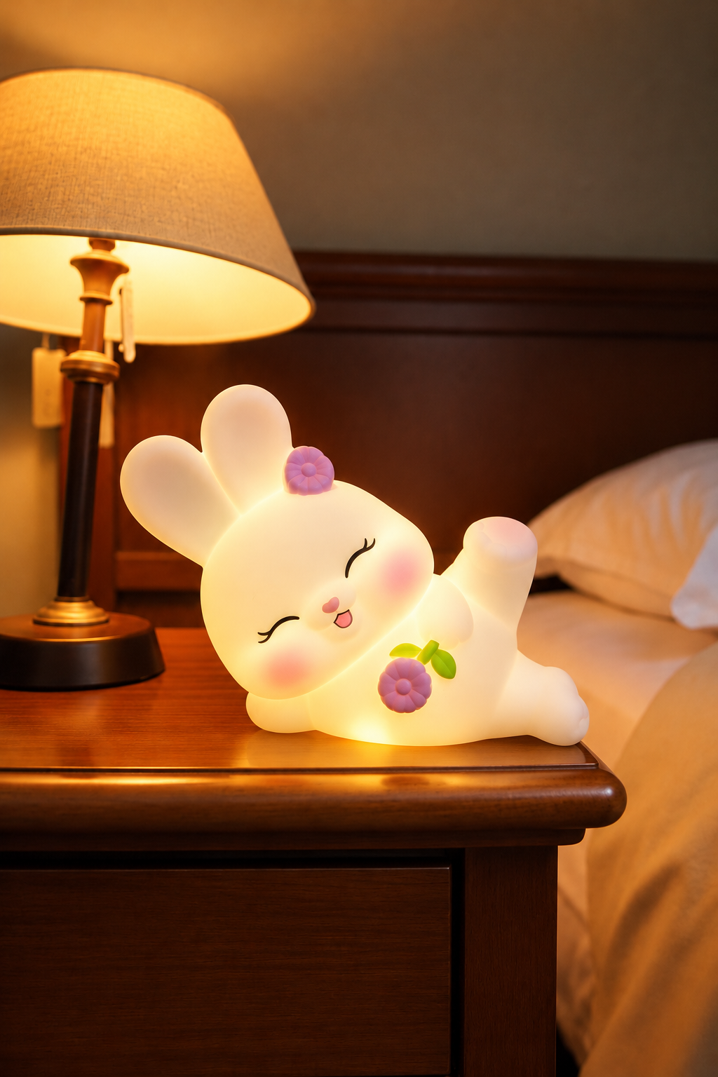 Side Siiting Rabbit - Night Lamp