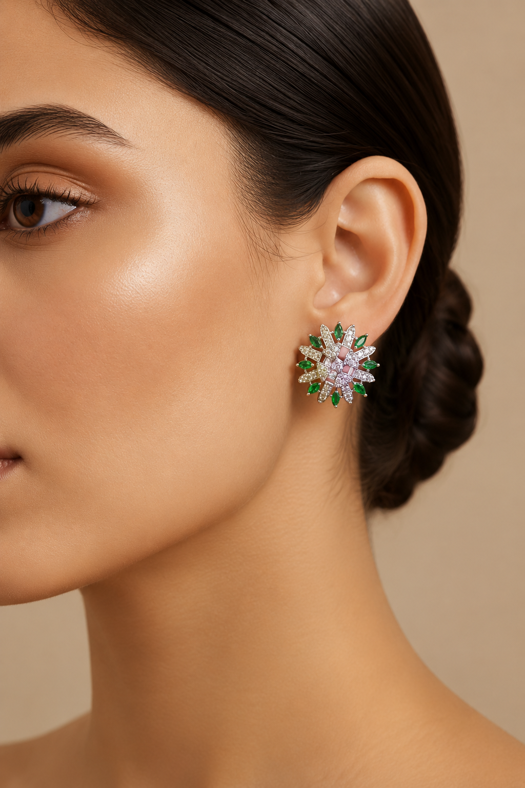 Emerald Floral - American Diamond