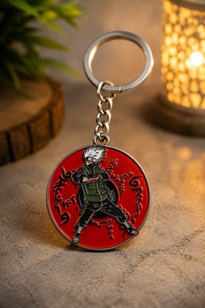 Kakasi Metal Spinner - Keychain