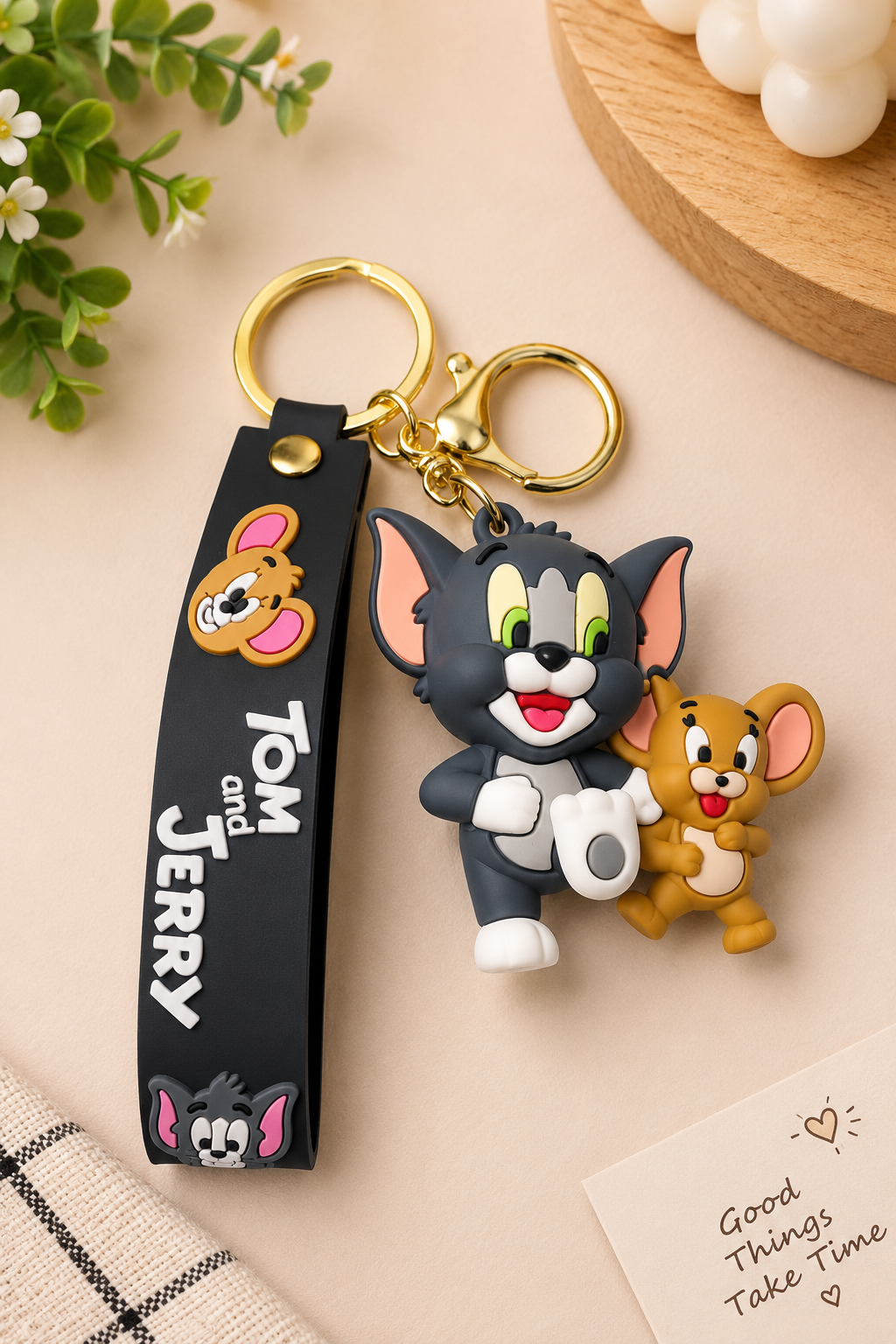 Silicon Tom & Jerry - Keychain