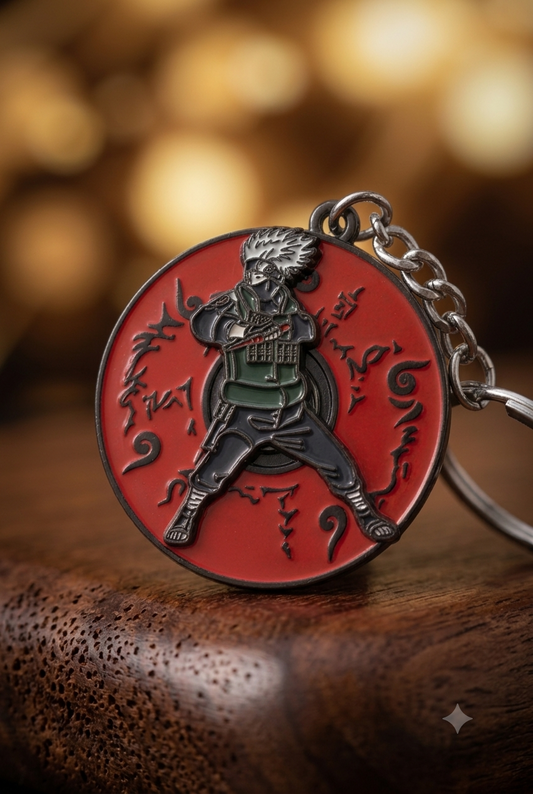 Kakasi Metal Spinner - Keychain