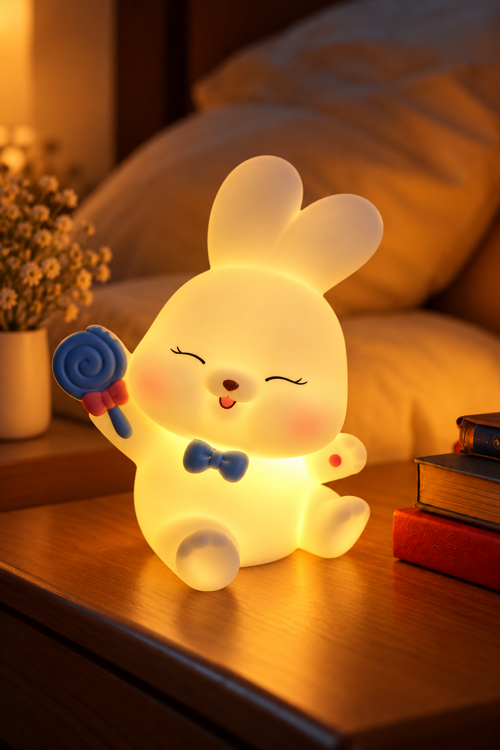 Cute Bunny Lollipop - Night Lamp