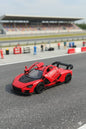 Die Cast Metal Car With Pull Back - Red