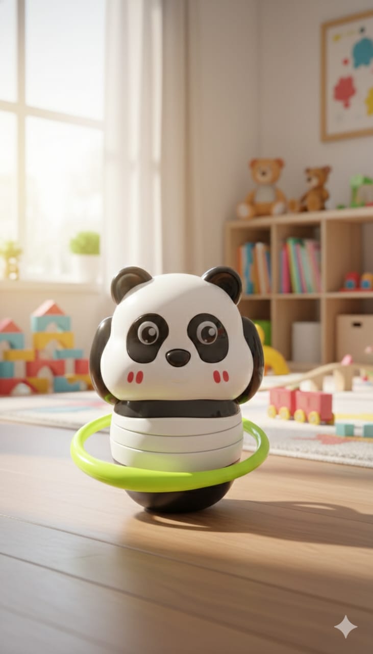 Panda Wobble - Key Toy