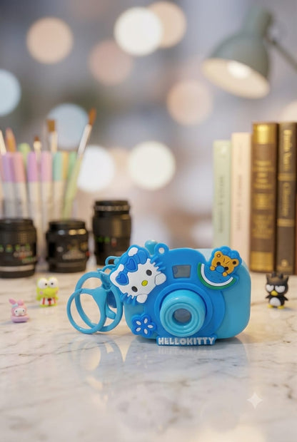 Mini Projector Camera With Keychain - Blue
