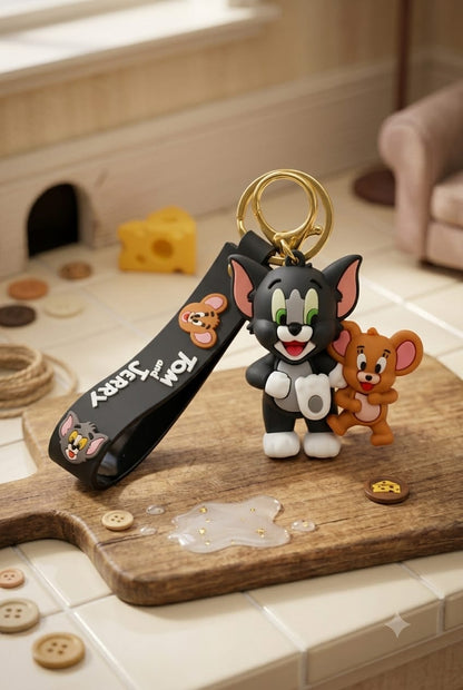 Silicon Tom & Jerry - Keychain