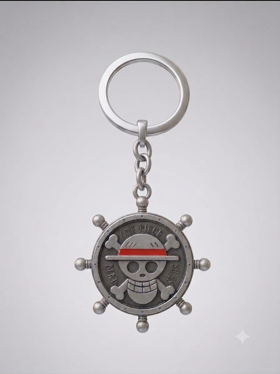 Metal  Luffy - Keychain