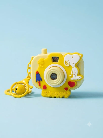 Mini Projector Camera With Keychain - Yellow