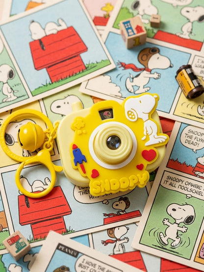 Mini Projector Camera With Keychain - Yellow