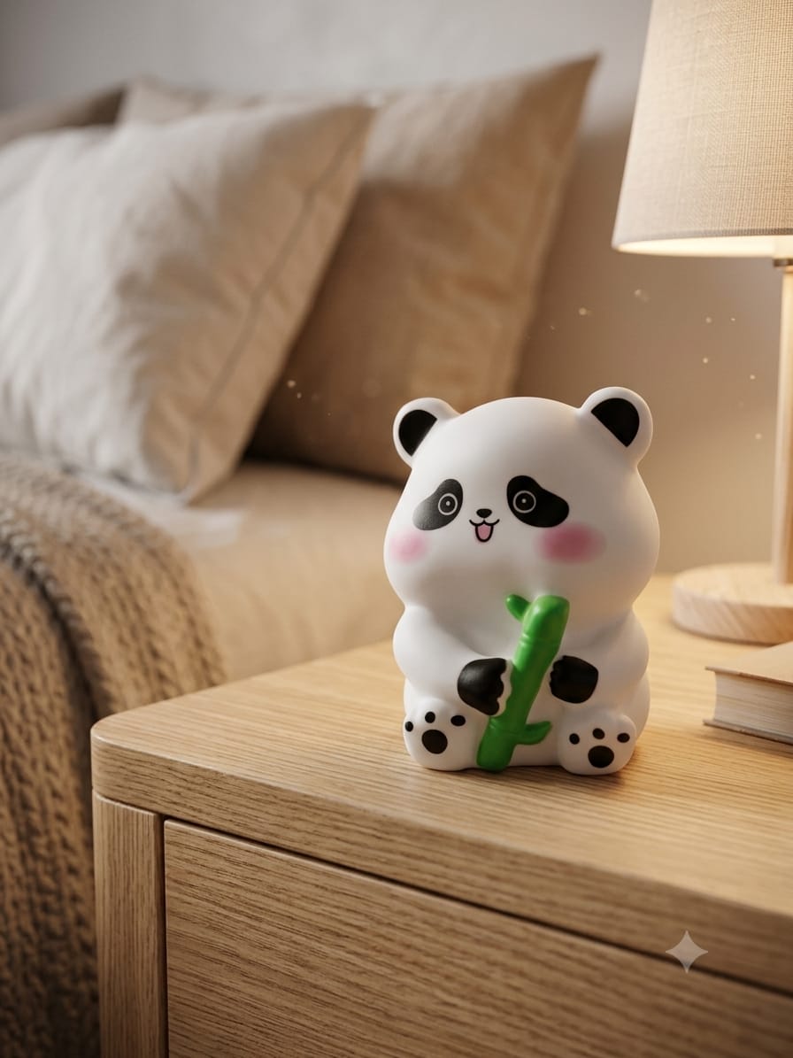 Mini Bamboo Panda Lamp