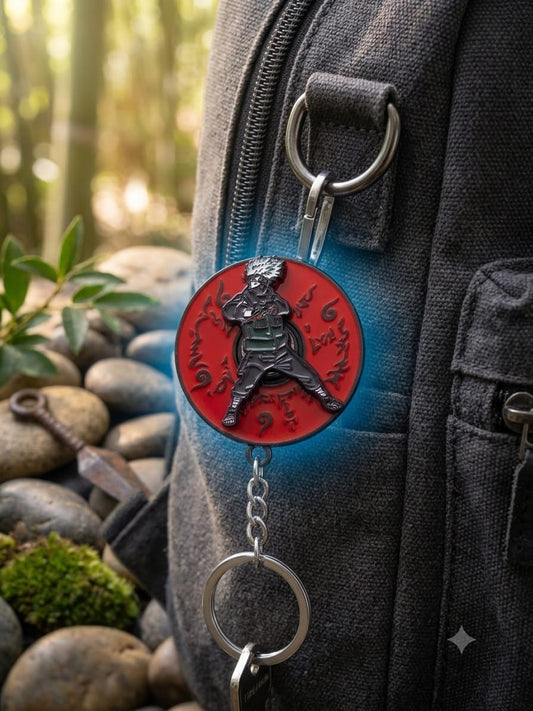 Kakasi Metal Spinner - Keychain