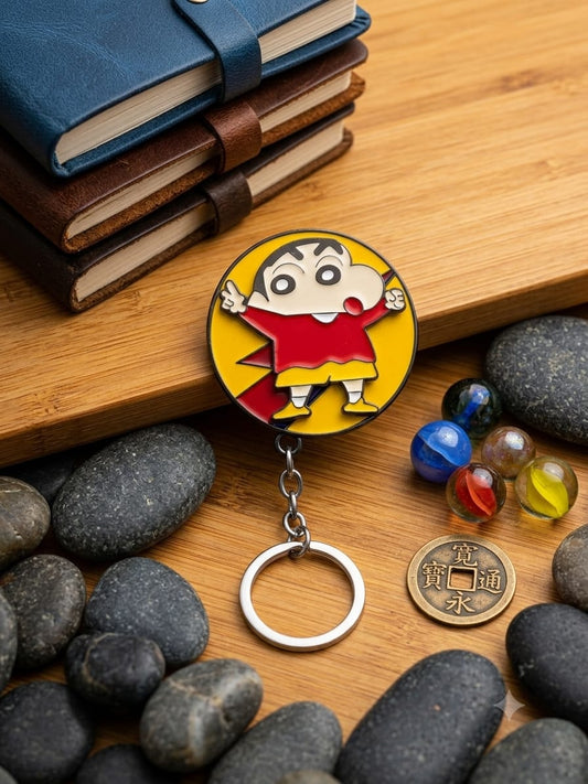 Shinchan Metal Spinner - Keychain