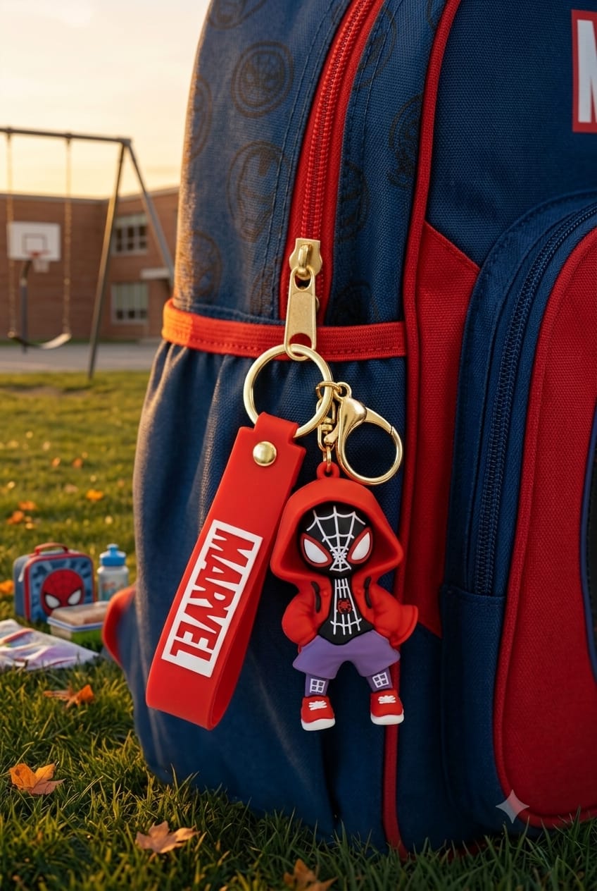 Silicone Spiderman - Keychain