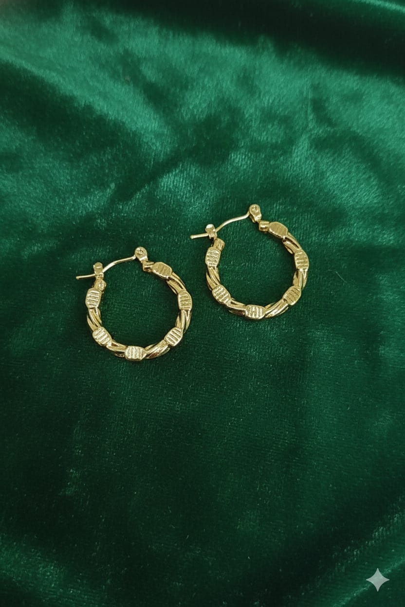 Gold Metal Hoops - Anti Tarnish