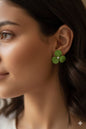 Verdant Bloom Clover Studs