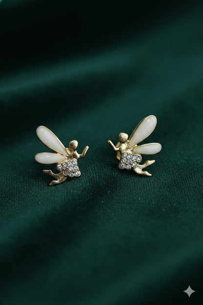 Enchanted Fairy Crystal Stud Earrings