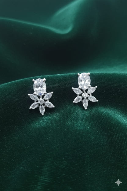 Crystal Flower - American Diamond