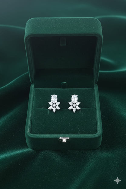 Crystal Flower - American Diamond