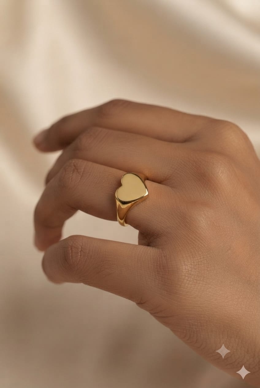 Heart Classic Ring - Anti Tarnish