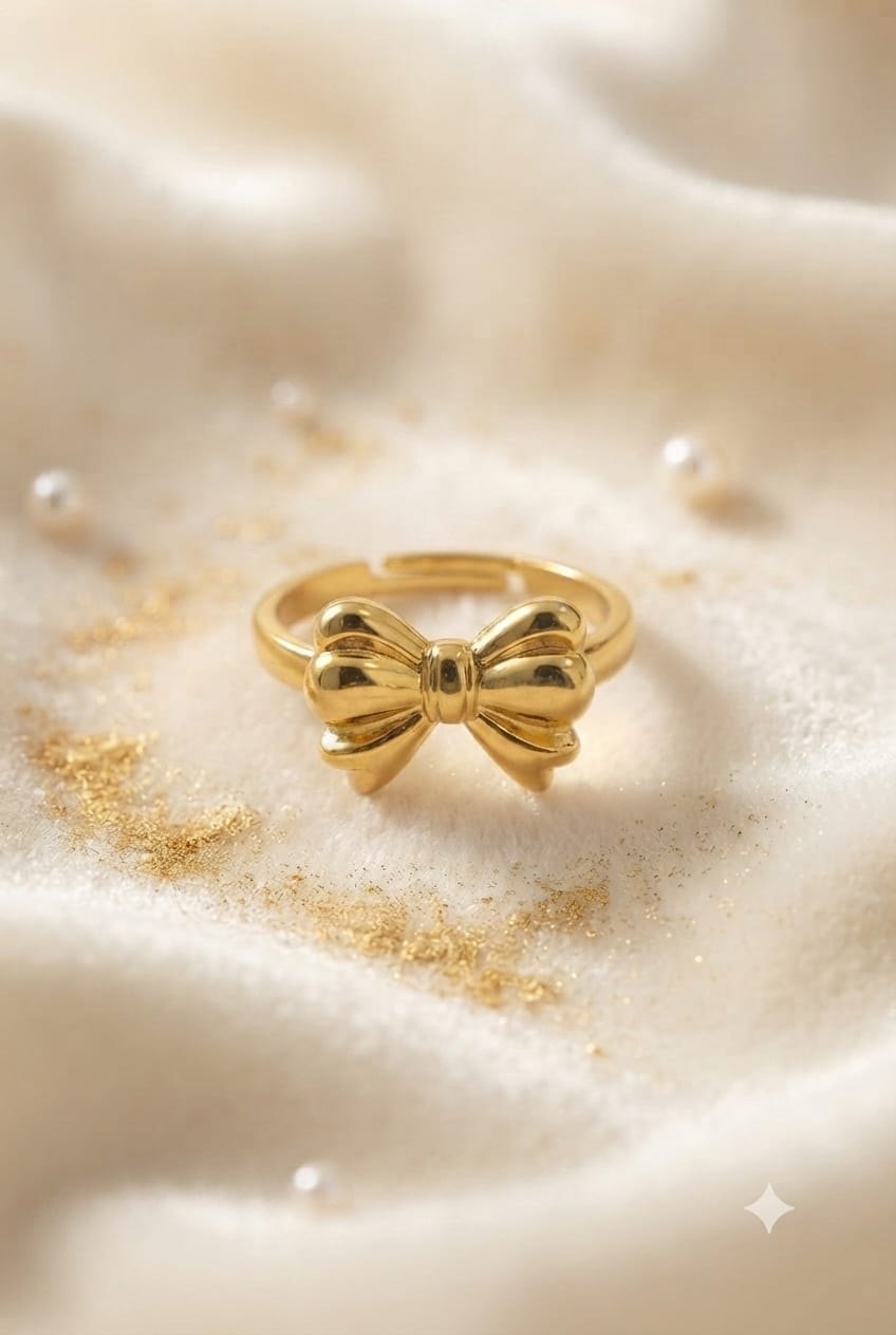 Bow Blossom Ring - Anti Tarnish