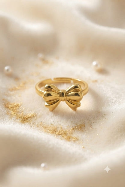 Bow Blossom Ring - Anti Tarnish