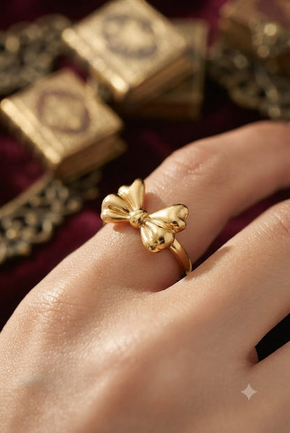 Bow Blossom Ring - Anti Tarnish